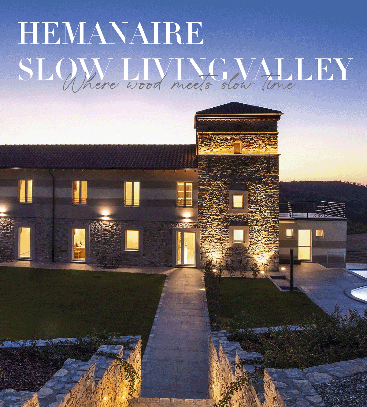 Гармония дерева Riva 1920 в интерьере Hemanaire Slow Living Valley