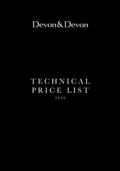 Devon&Devon - Technical Price List 2026 (it, en, fr, de, es, ru)‎