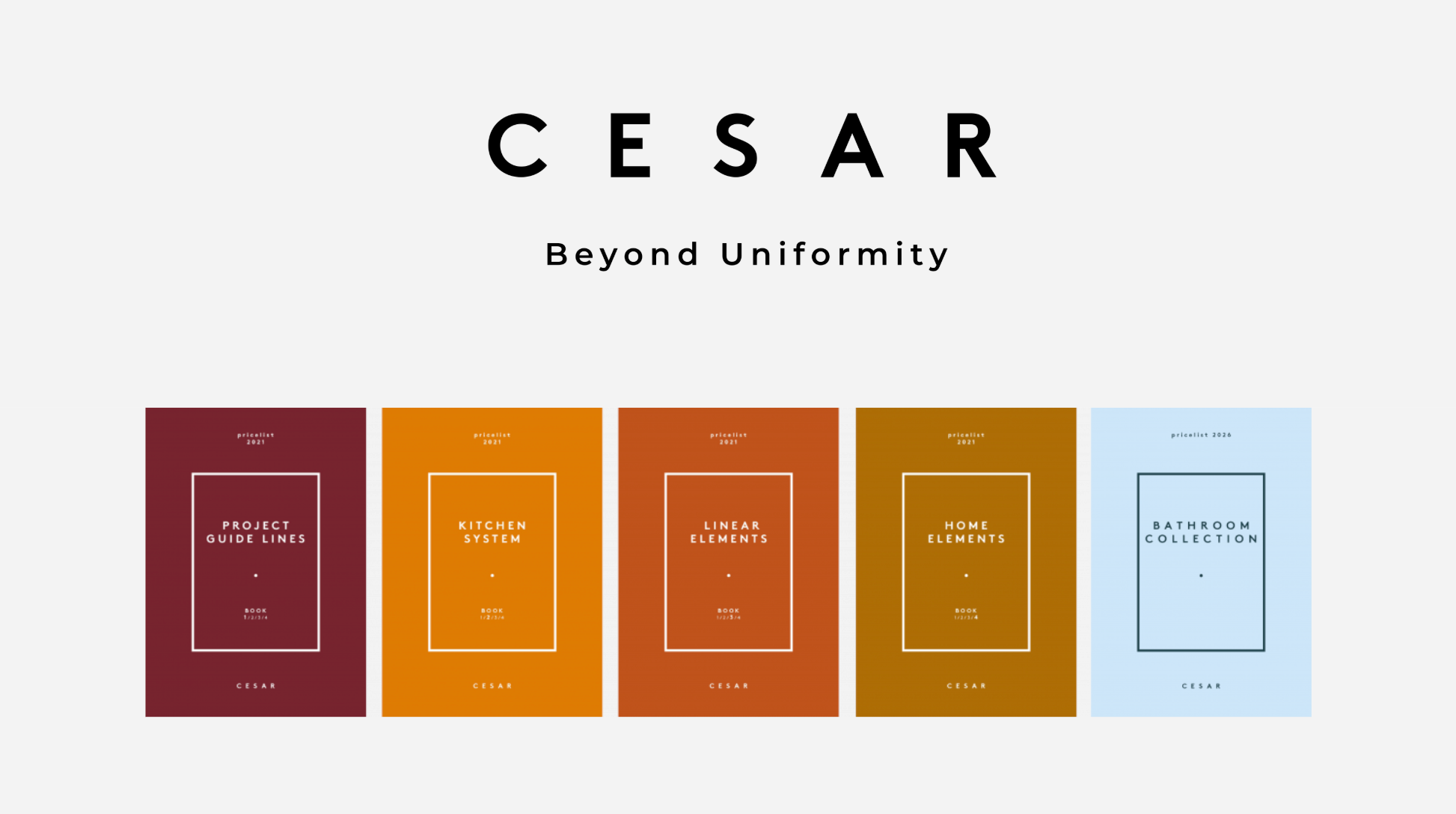 Обновление ассортимента и прайс-листов Cesar