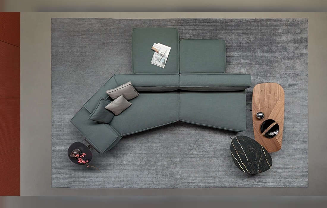Модульный диван Peanut B Composizione 1 от Bonaldo Divani