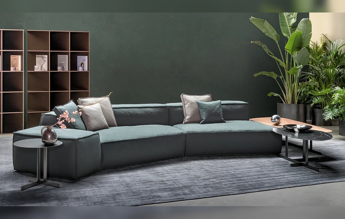 Модульный диван Peanut B Composizione 1 от Bonaldo Divani