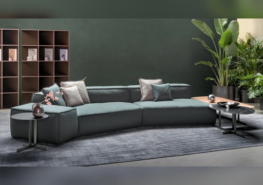 Модульный диван Peanut B Composizione 1 от Bonaldo Divani