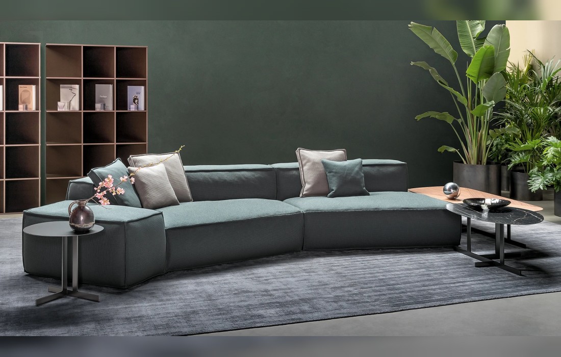 Модульный диван Peanut B Composizione 1 от Bonaldo Divani