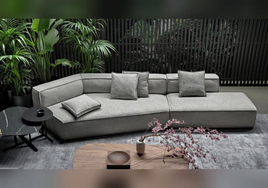 Модульный диван Peanut B Composizione 1 от Bonaldo Divani
