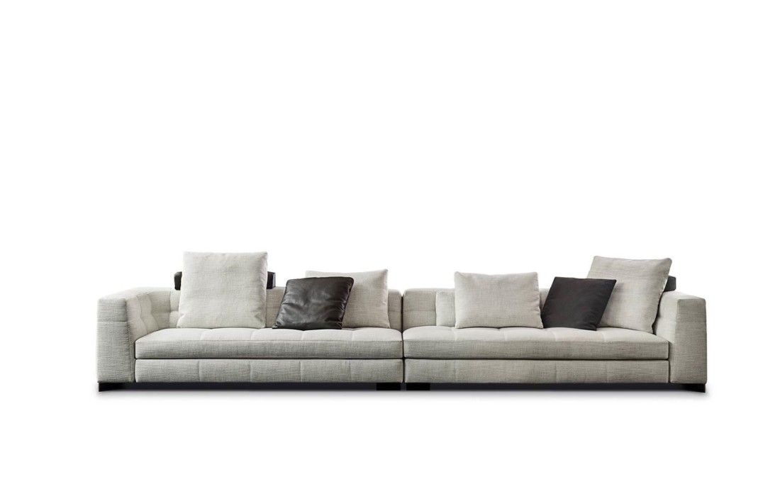 Диван с обивкой из рогожки Minotti - Blazer
