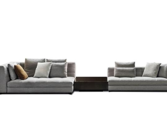 Диван с обивкой из рогожки Minotti - Blazer image 2
