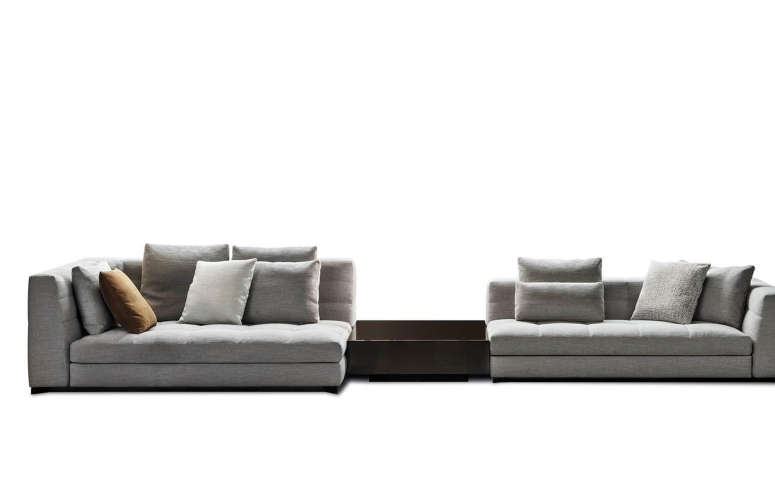 Диван с обивкой из рогожки Minotti - Blazer