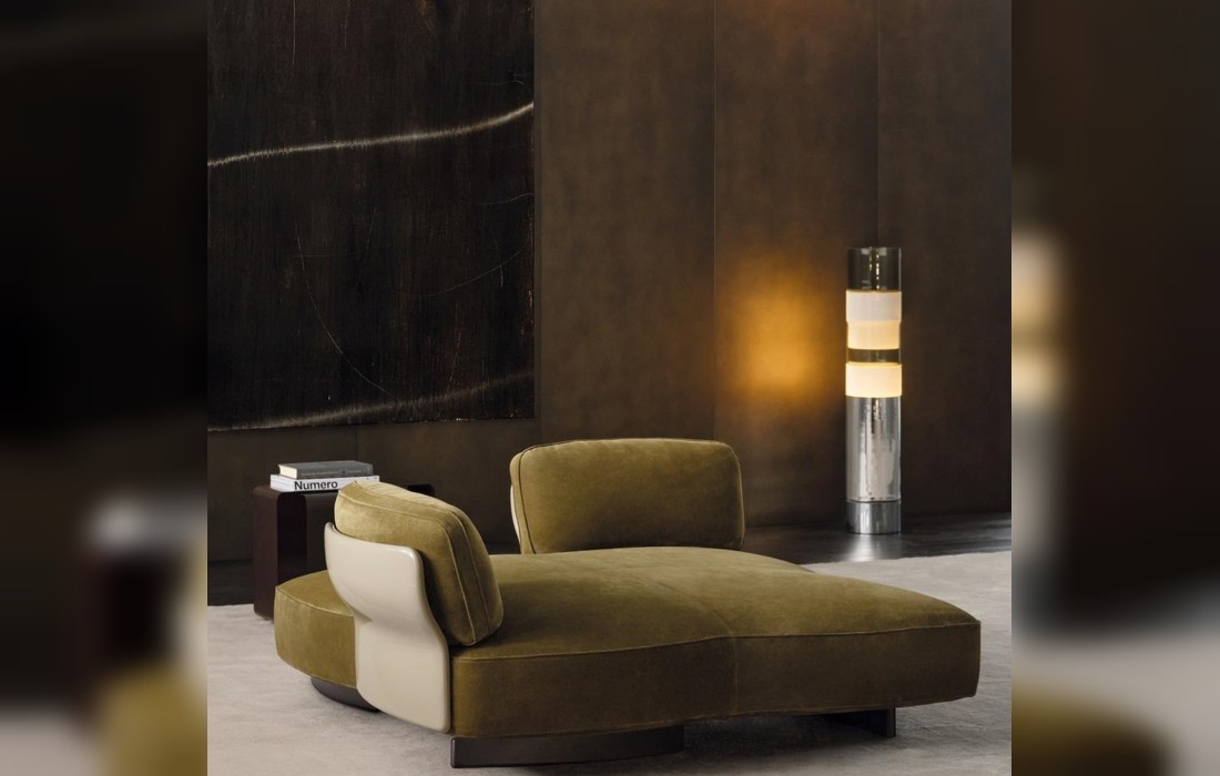 Диван модель Saki от Minotti