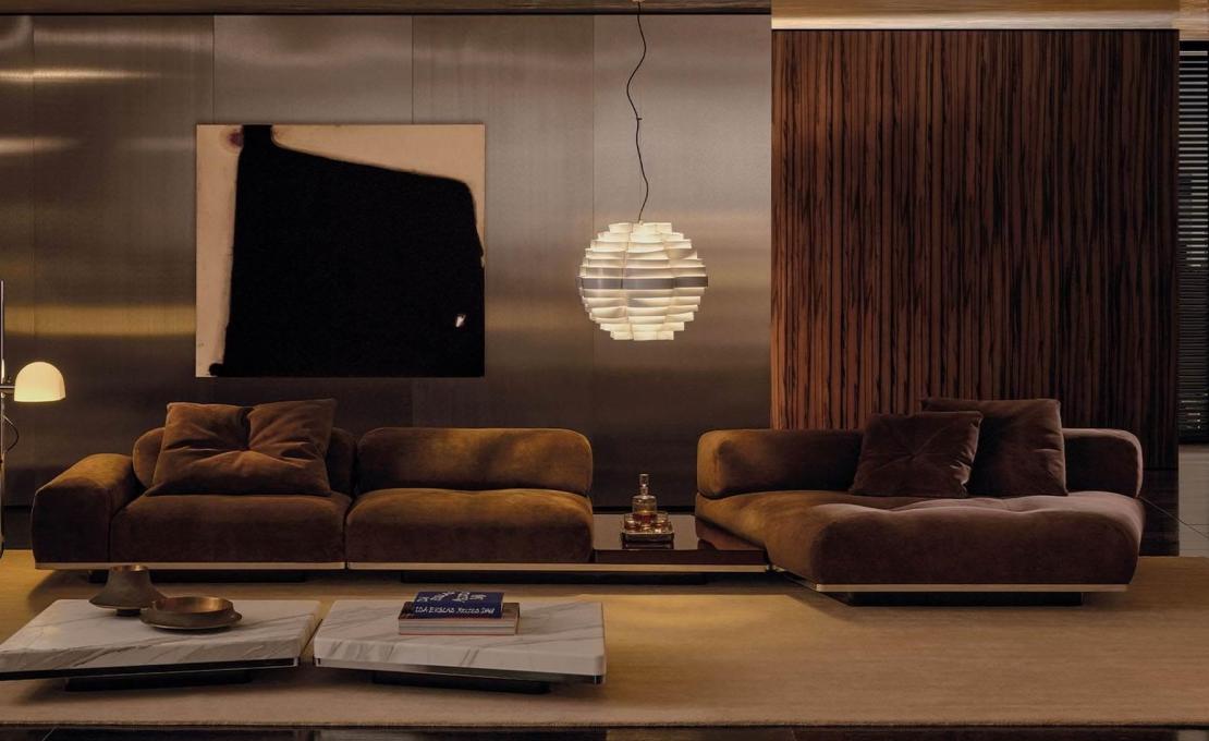 Диван модель Orion фабрики Minotti