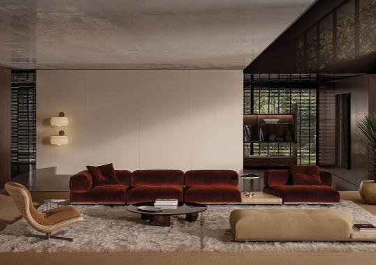 Диван модель Orion фабрики Minotti
