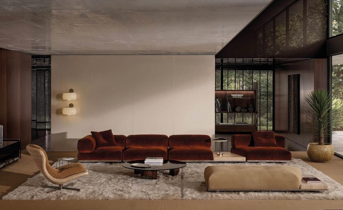 Диван модель Orion фабрики Minotti