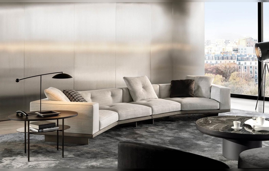 Диван с подвесным основанием Minotti - Dylan
