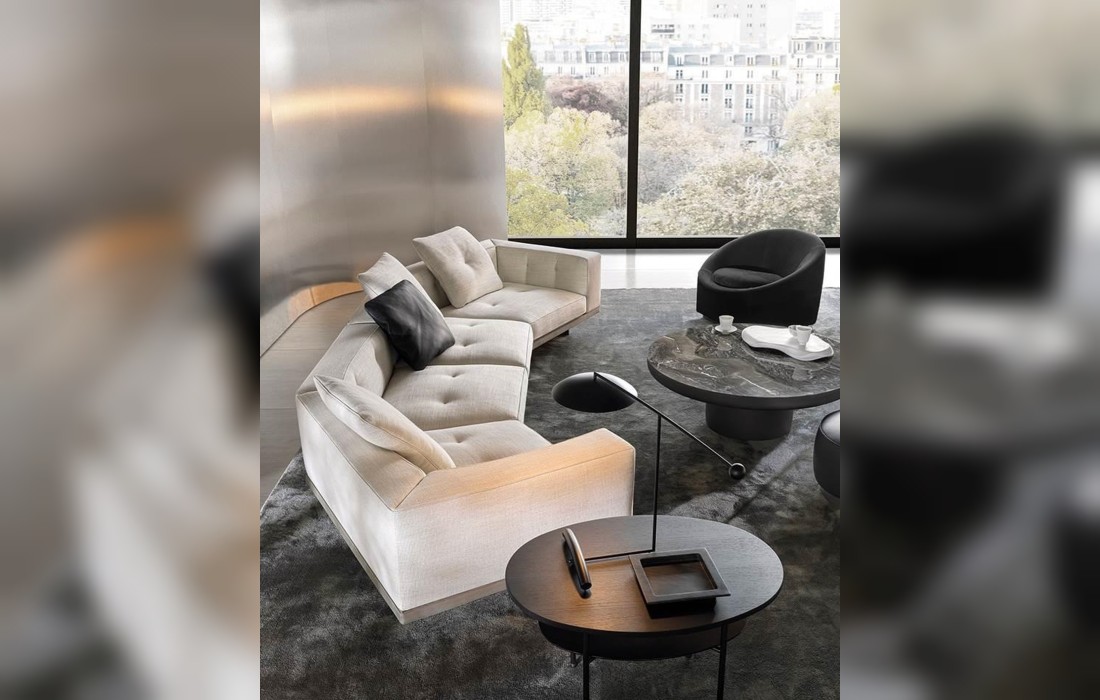 Диван с подвесным основанием Minotti - Dylan