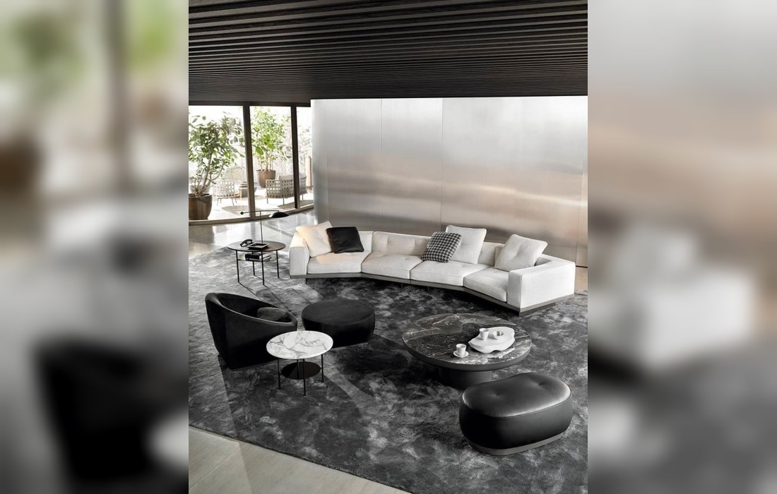 Диван с подвесным основанием Minotti - Dylan