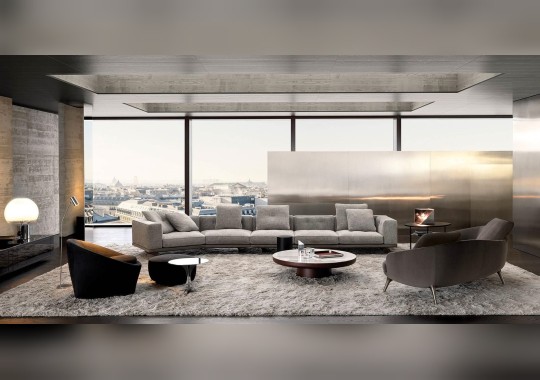 Диван с подвесным основанием Minotti - Dylan