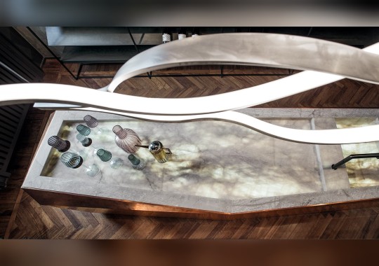 Подвесной светильник Tape Light от фабрики Henge