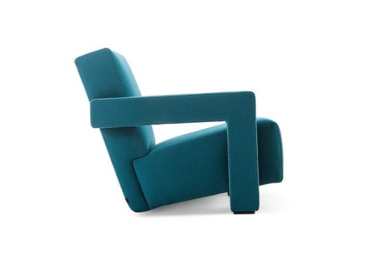 Кресло с зигзагообразной строчкой по контуру Cassina - Utrecht image 1
