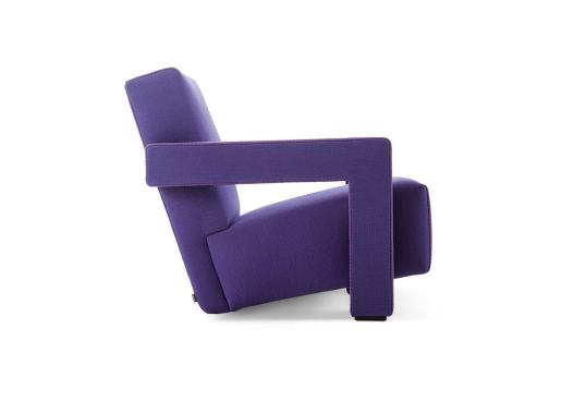 Кресло с зигзагообразной строчкой по контуру Cassina - Utrecht image 2