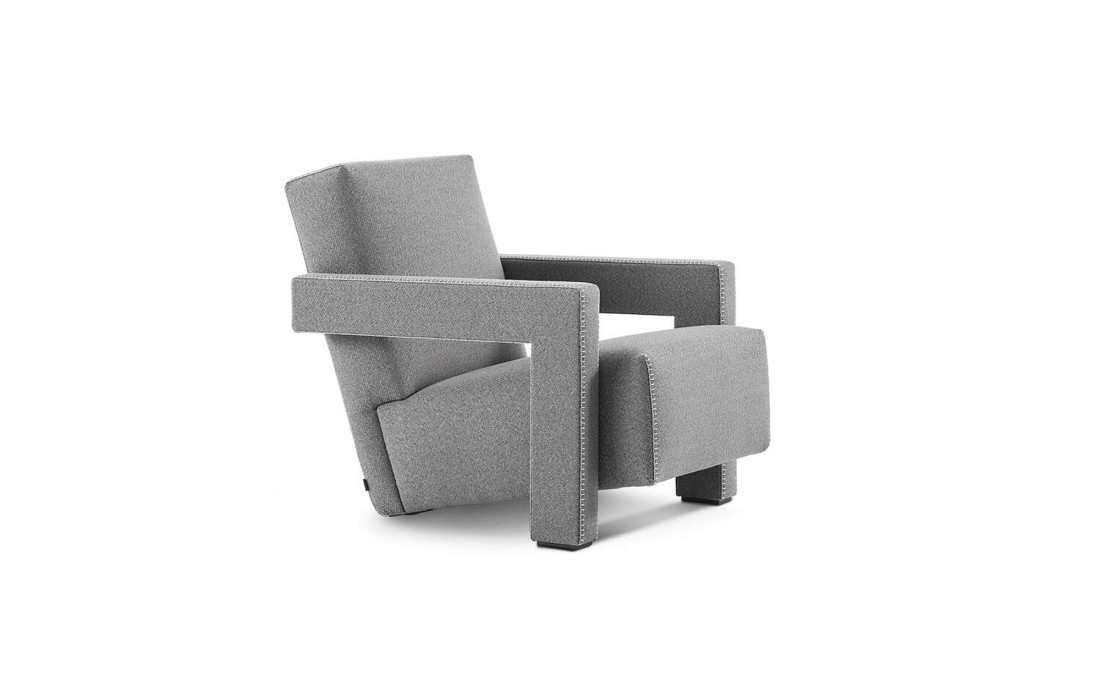 Кресло с зигзагообразной строчкой Cassina - Utrecht