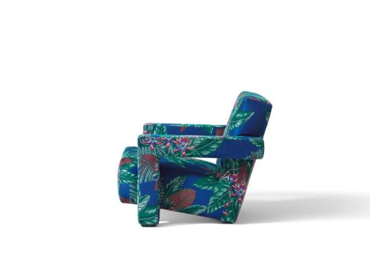 Кресло с зигзагообразной строчкой по контуру Cassina - Utrecht image 6