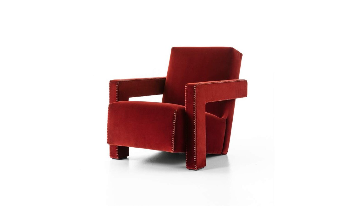 Кресло с зигзагообразной строчкой Cassina - Utrecht