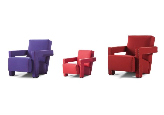Кресло с зигзагообразной строчкой Cassina - Utrecht