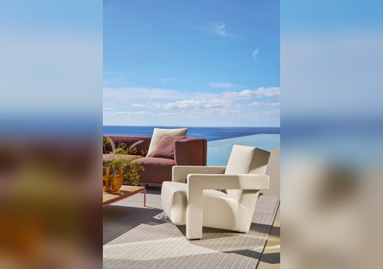 Кресло с зигзагообразной строчкой Cassina - Utrecht