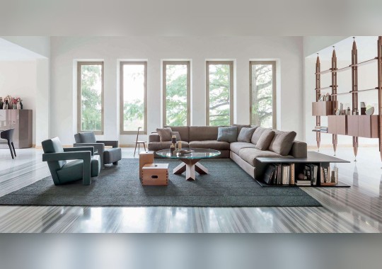 Кресло с зигзагообразной строчкой Cassina - Utrecht