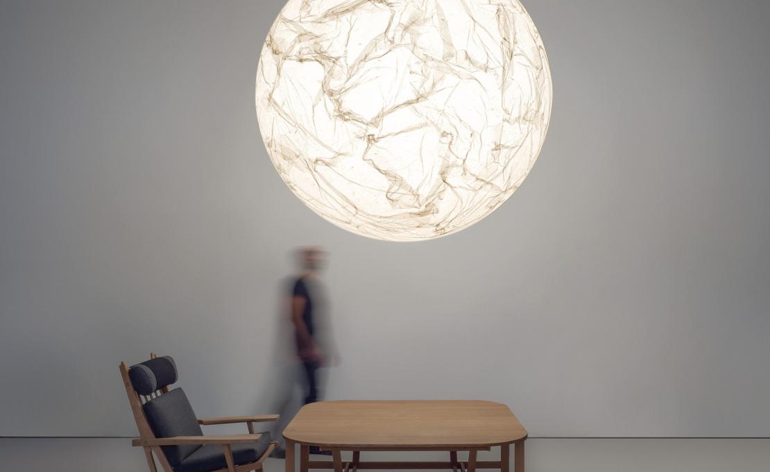 Подвесной светильник от фабрики Davide Groppi модель Moon 120/200 Pendant Lamp