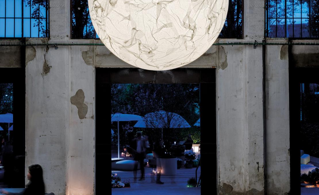 Подвесной светильник от фабрики Davide Groppi модель Moon 120/200 Pendant Lamp