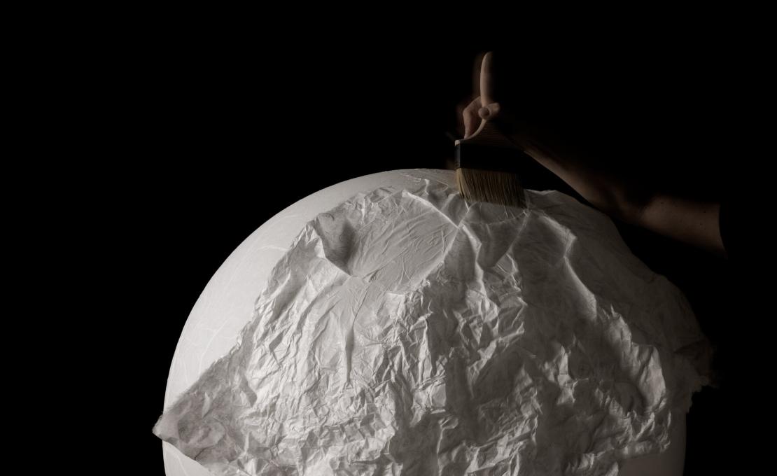 Подвесной светильник от фабрики Davide Groppi модель Moon 120/200 Pendant Lamp