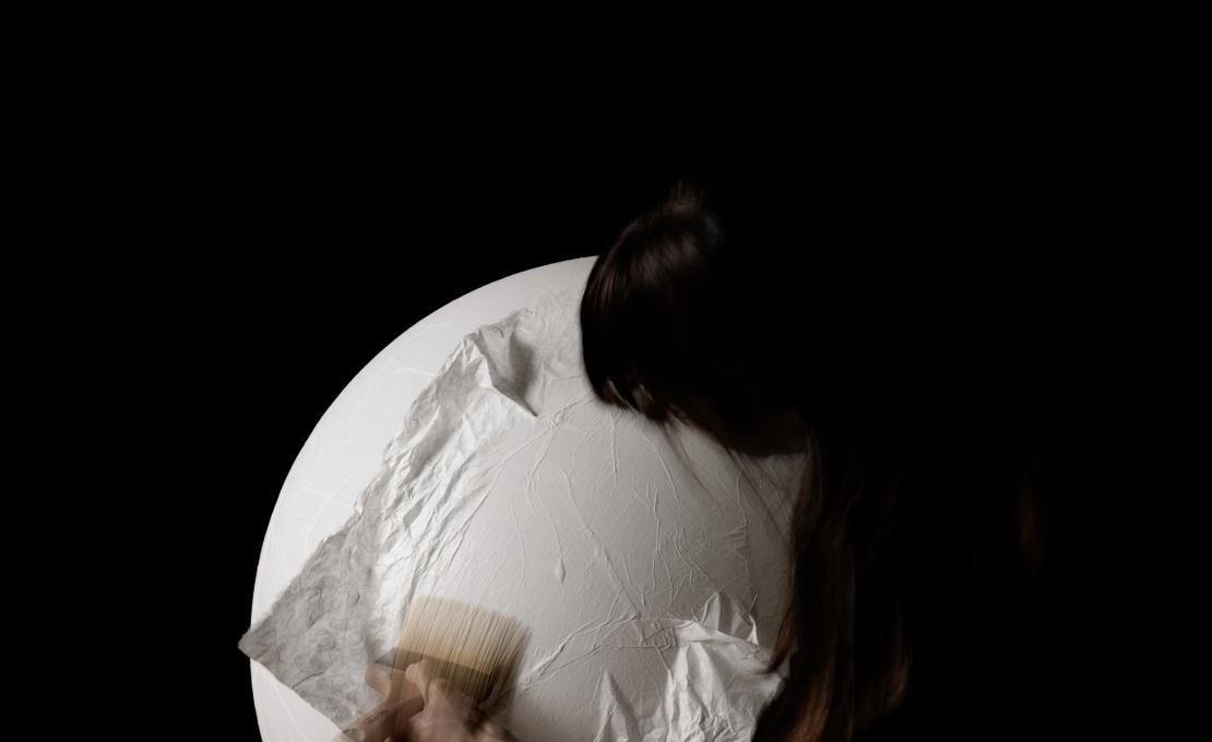 Подвесной светильник от фабрики Davide Groppi модель Moon 120/200 Pendant Lamp