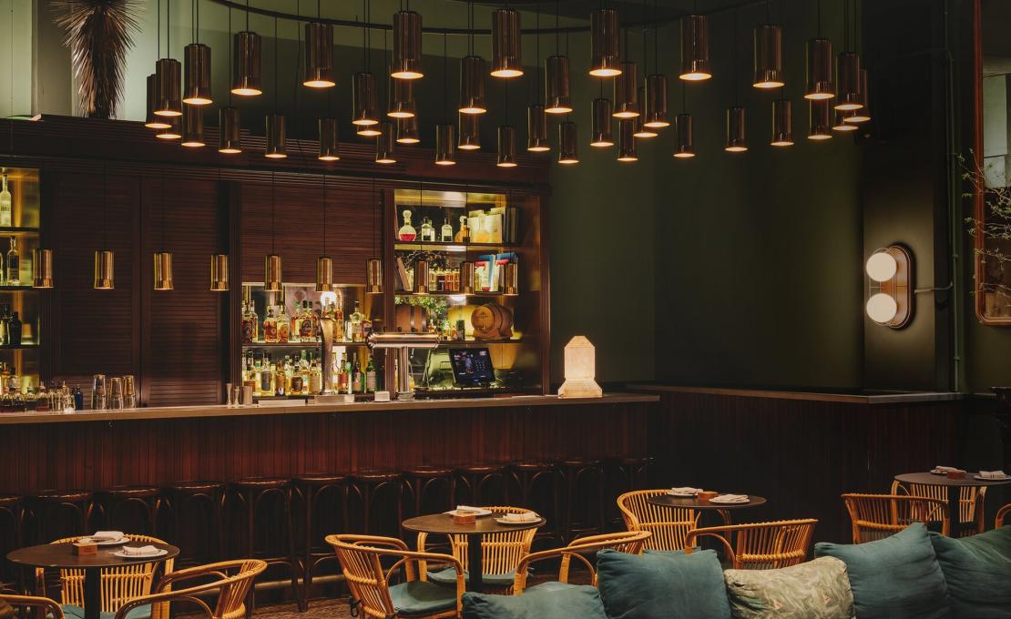 Подвесной светильник от фабрики Santa&Cole модель Cirio Circular Suspension Lamp