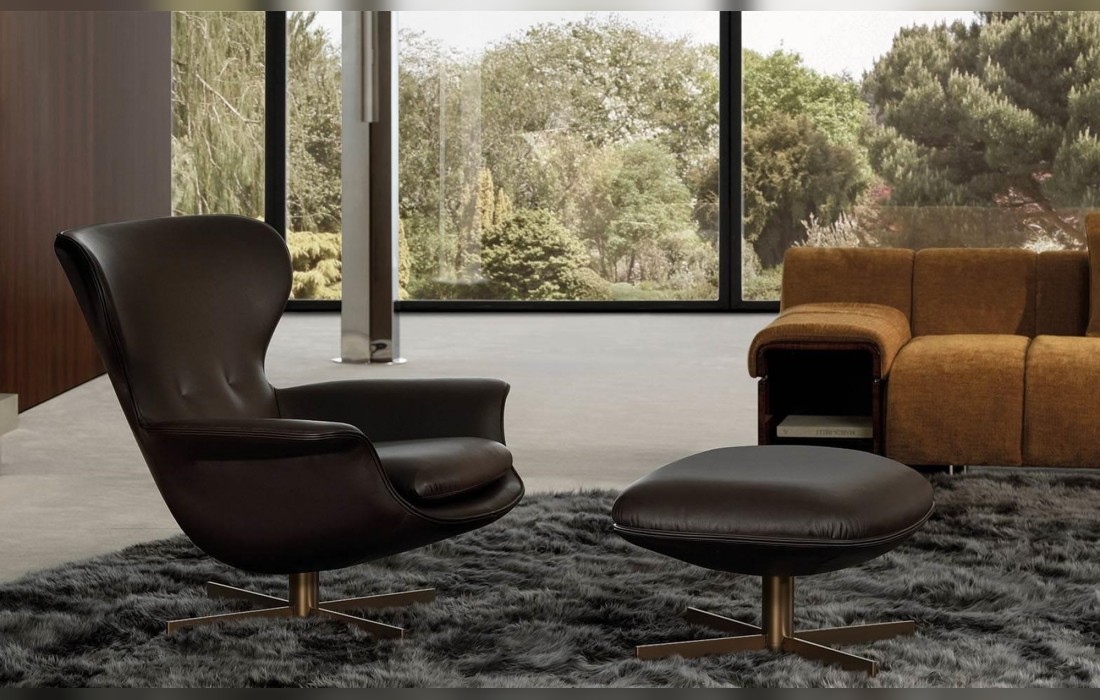 Кресло Elas фабрики Minotti — дизайн Studio MK27