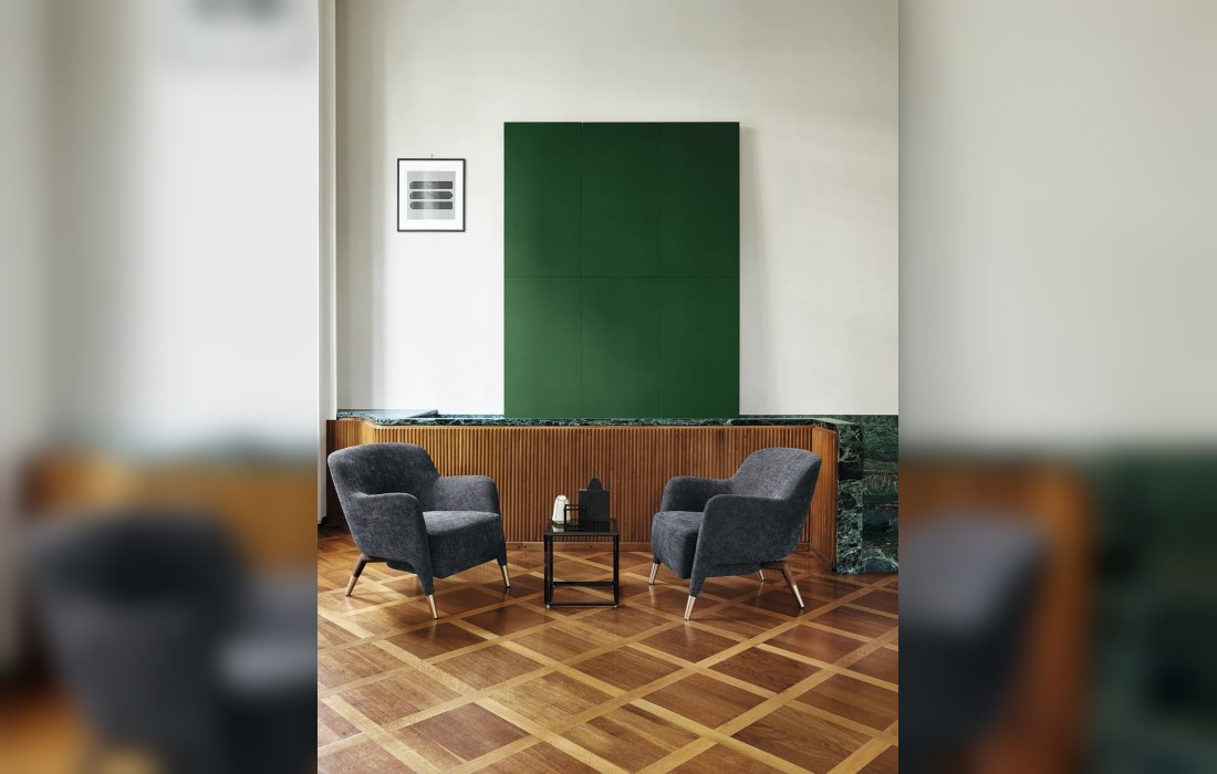 Кресло D.151.4 фабрики Molteni — дизайн Gio Ponti