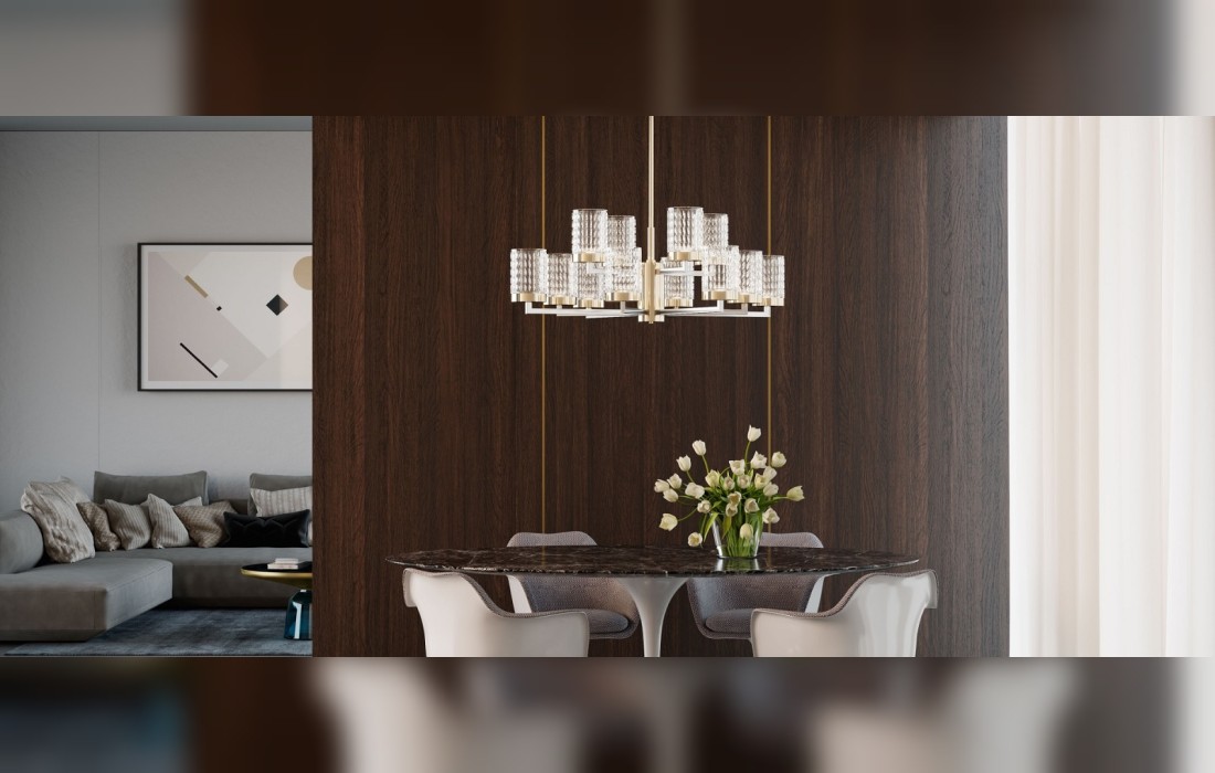 Двухъярусная люстра QUARZO 725/8+4 фабрики Italamp - Incanto
