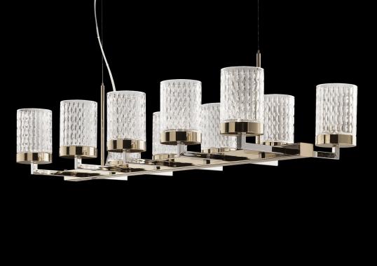 Люстра на 10 плафонов QUARZO 725/L10 фабрики Italamp - Incanto image 2