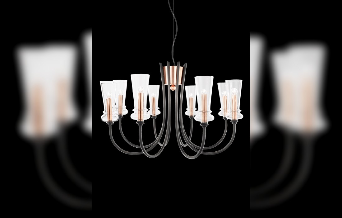 Люстра на 8 плафонов LICIO 2296/8 фабрики Italamp - Incanto