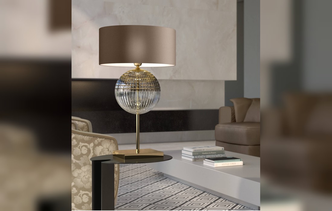 Настольная лампа BRIGITTA 8160/LG фабрики Italamp - Incanto