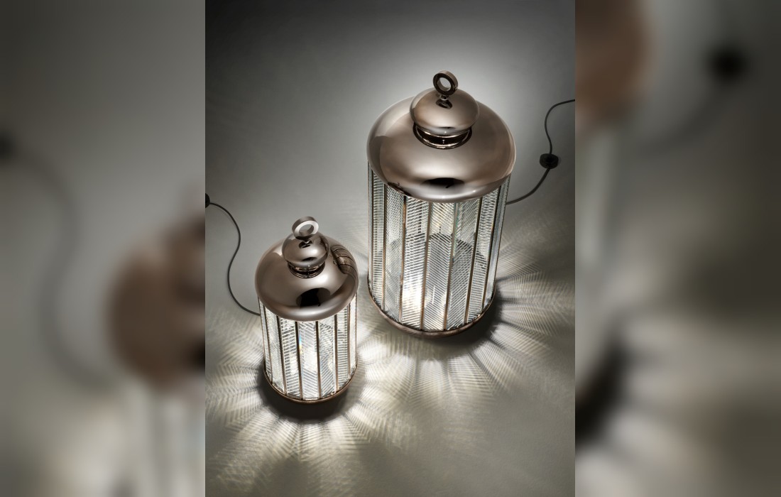 Настольные лампы FATA MORGANA 215/LP-LG фабрики Italamp - Incanto