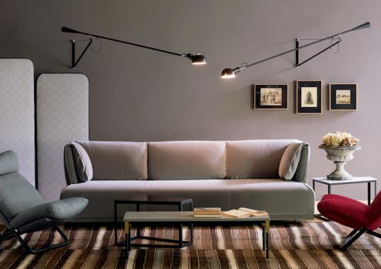 Бра с поворотным механизмом в черном цвете Flos 265 image 3