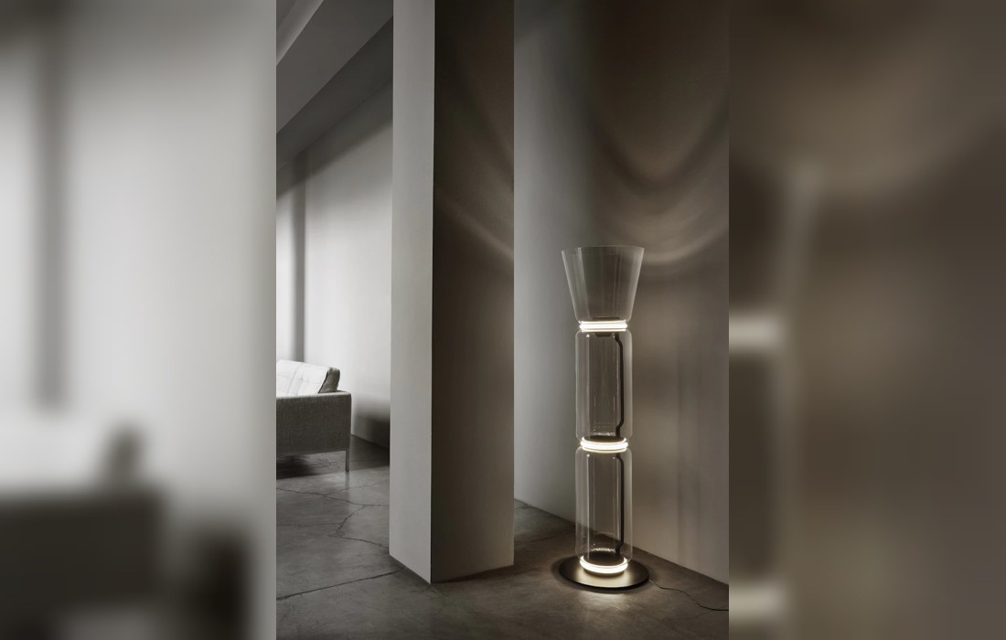 Прозрачный торшер Flos - Noctambule Floor