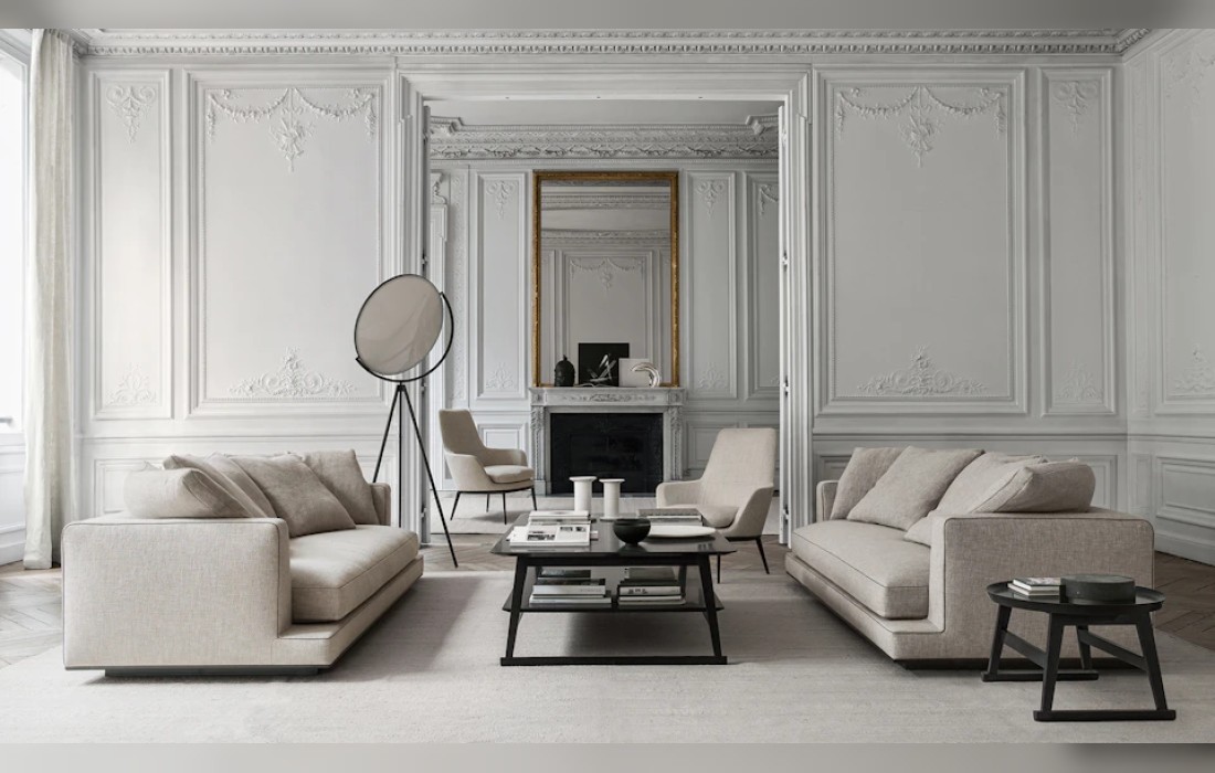 Торшер с поворотной круглой головкой Flos - Superloon