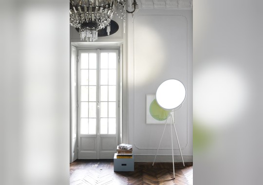 Торшер с поворотной круглой головкой Flos - Superloon