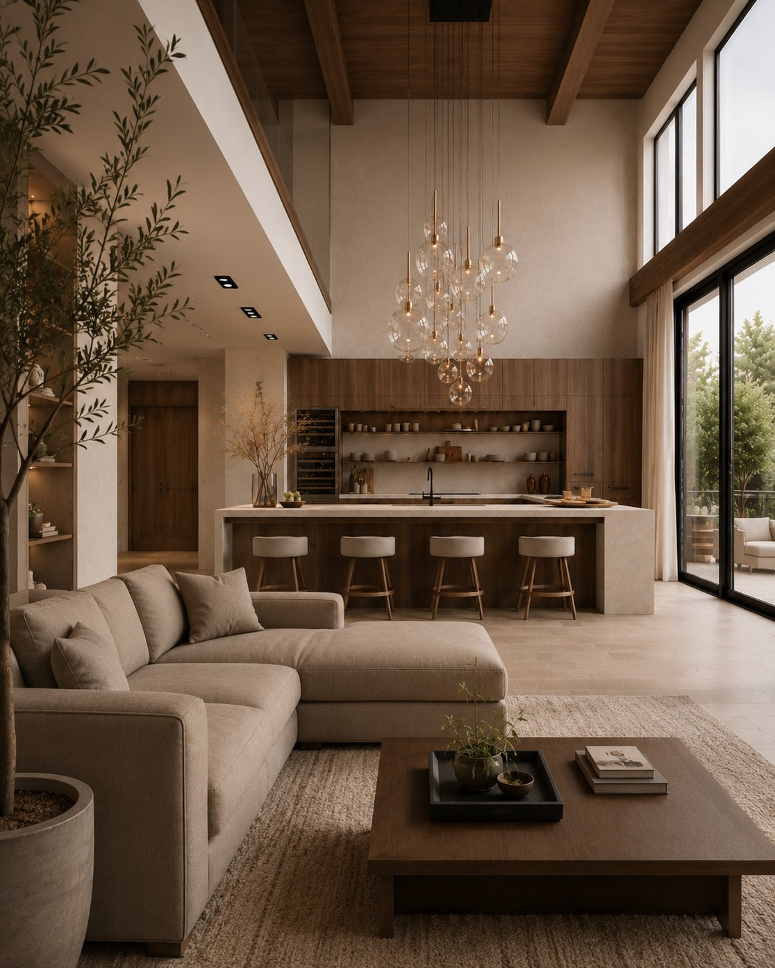& &