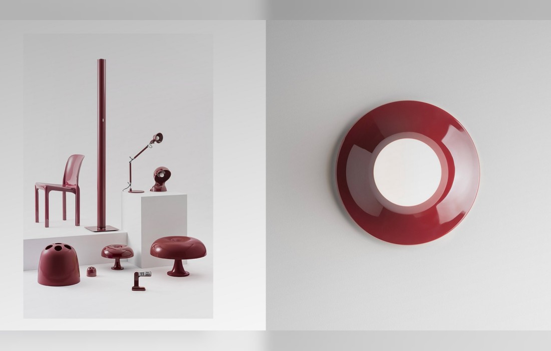 Бра из пластика в белом цвете Artemide - Teti