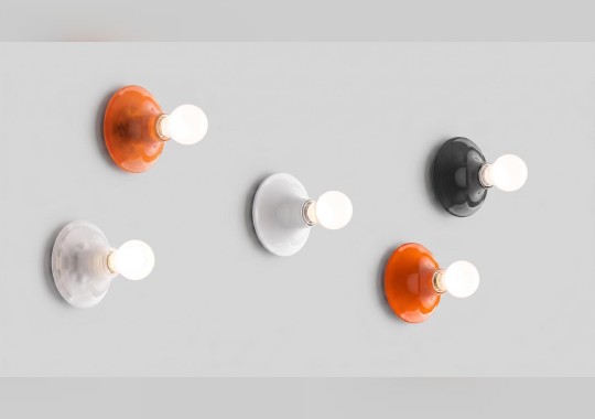 Бра из пластика в белом цвете Artemide - Teti
