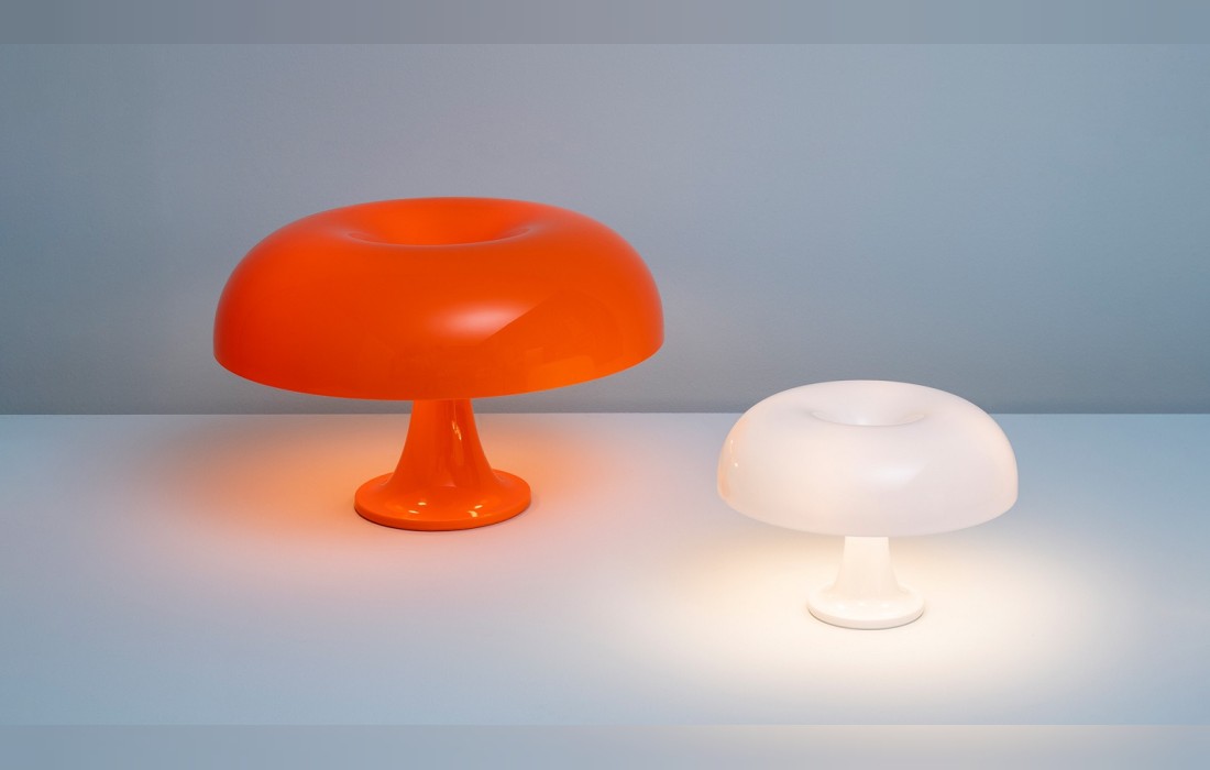 Настольная лампа в форме гриба Artemide - Nesso