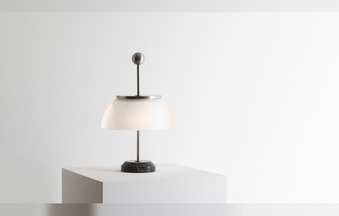 Настольная лампа с хрустальным абажуром Artemide - Alfa