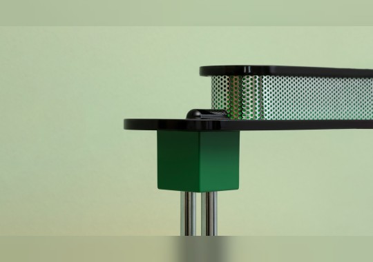 Настольная лампа с диффузором из зеленого метакрилата  Artemide - Pausania image 3